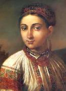 Vasily Tropinin Girl from Podillya, china oil painting reproduction